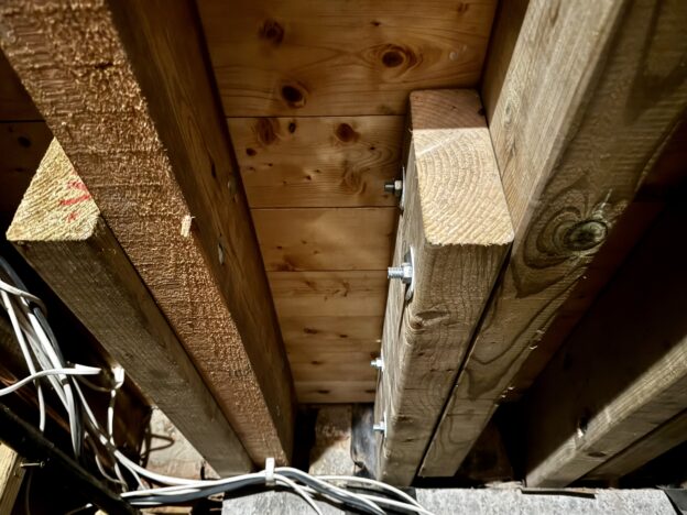Suspended timber floor defects