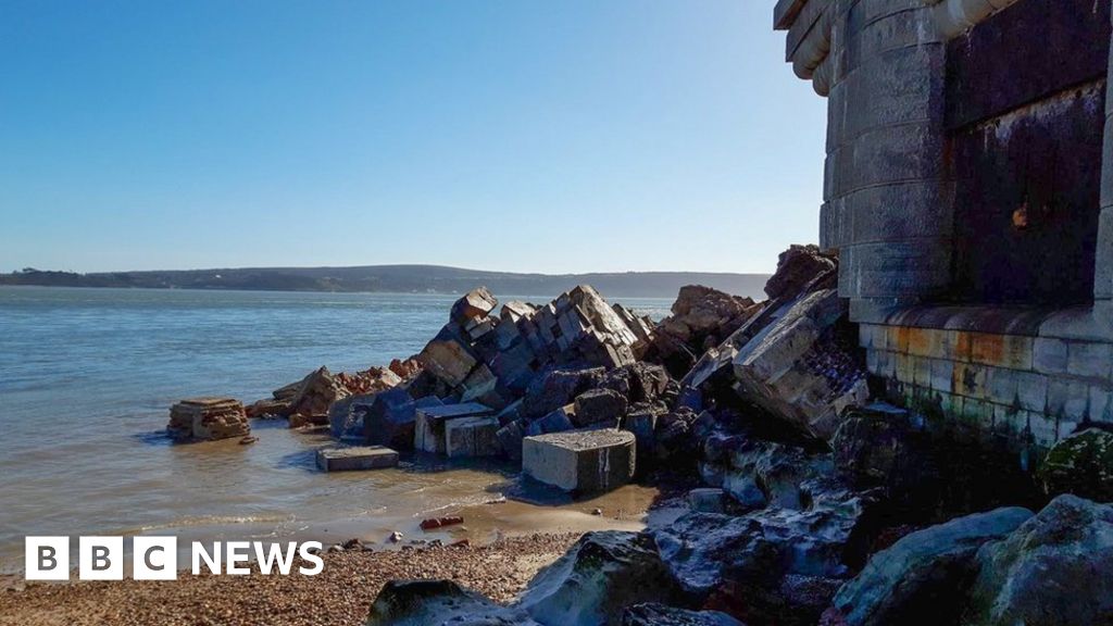News: Storm prompted wall collapse at Henry VIII’s Hurst Castle