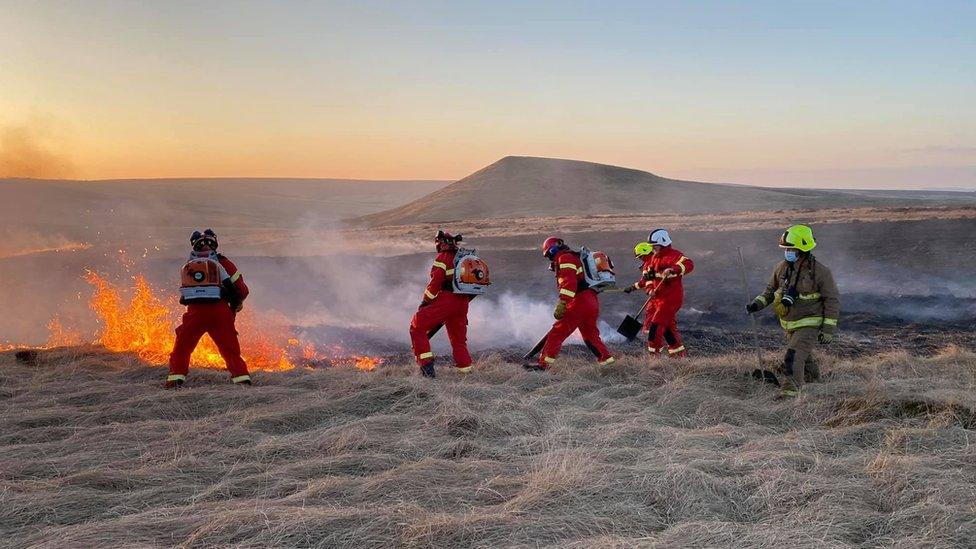 News: Marsden Moor fire: Viktor Riedly jailed after firework sparked blaze