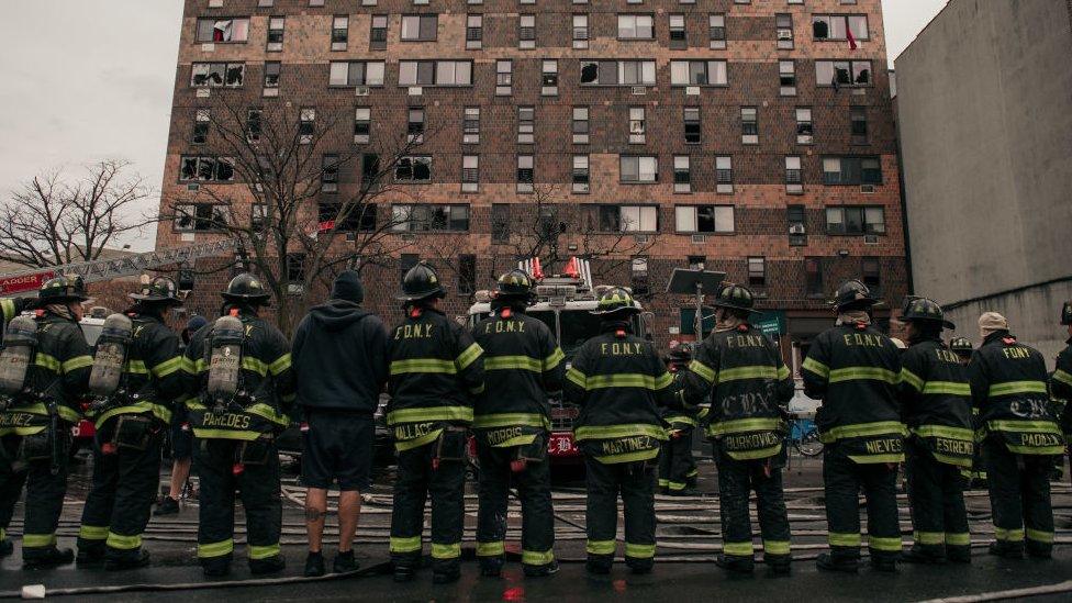 News: New York fire: At least 19 killed in apartment block blaze