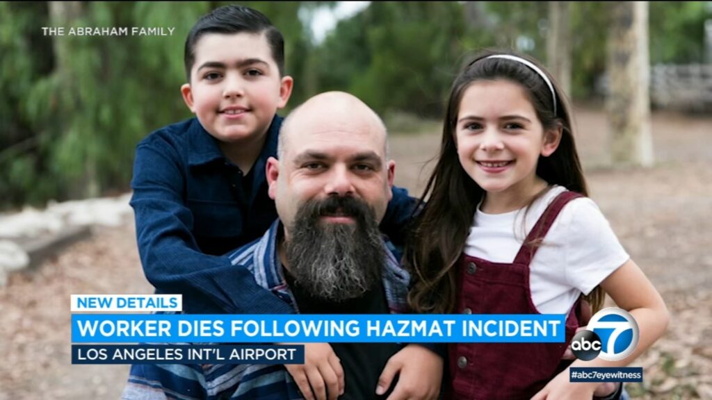 News: LAX contract worker Cris Abraham dies less than 2 weeks after accidental exposure to carbon dioxide