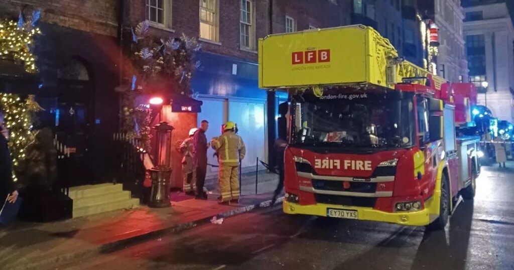 News: MNKY restaurant fire: 300 diners flee in terror as flames envelop Mayfair spot