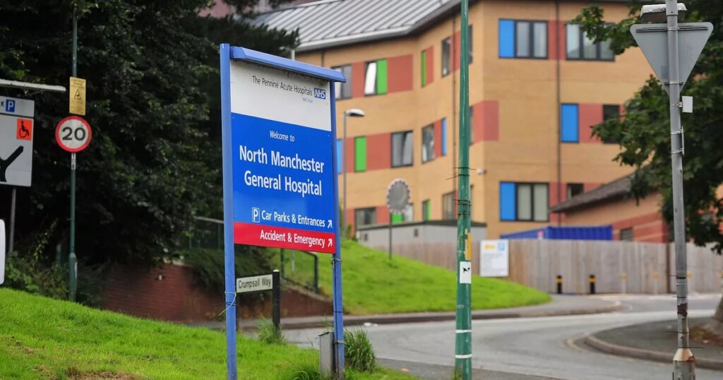 News: North Manchester General Hospital was forced to close theatres after ceiling collapsed
