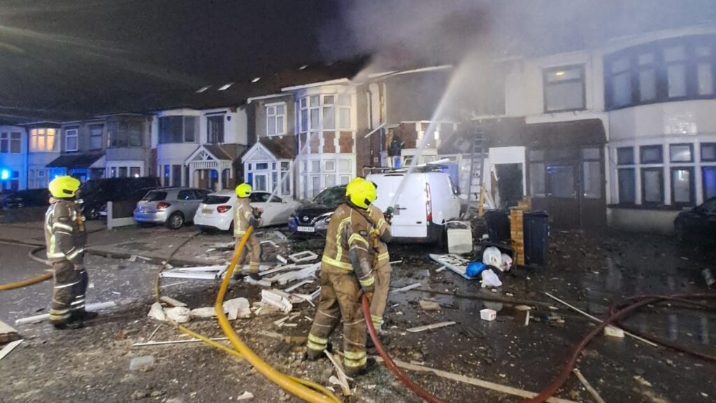 News: Ilford: Two taken to hospital after house explosion