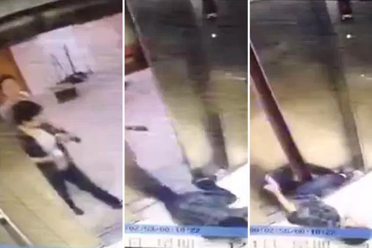 News: Woman’s leg is cut off by faulty lift after she gets trapped by doors ‘while looking at her phone’