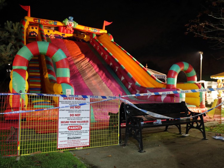 News: Woking slide accident: Seven children discharged from hospital after falling from inflatable at fireworks display