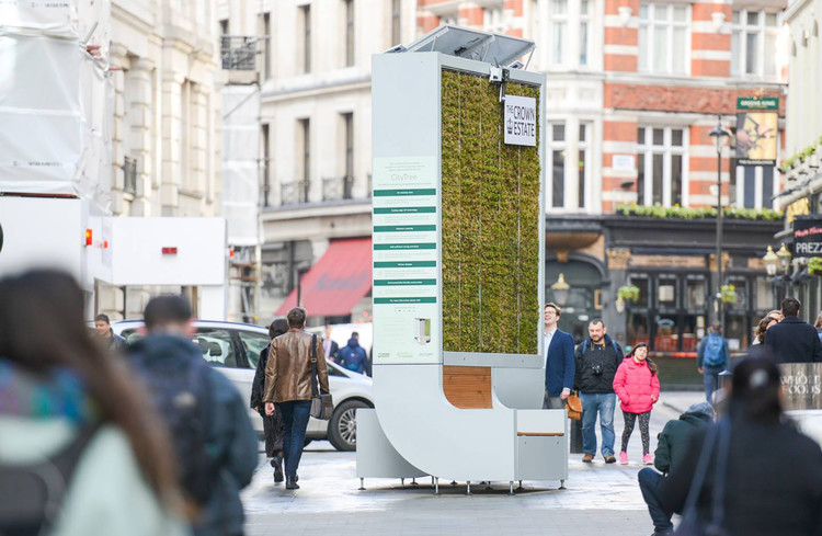 News: This London bench absorbs as much pollution as 275 trees