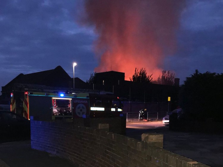 News: Massive blaze breaks out at Dagenham school, a day before term starts