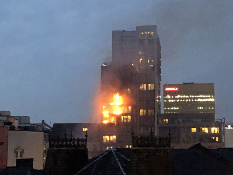 News: Manchester fire: Northern Quarter apartments blaze ‘under control’