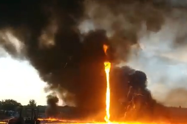News: There Was An Actual Firenado In Derbyshire And It Looked Pretty Incredible