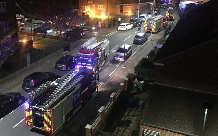 News: Fire in tower block sends dozens fleeing for safety in Stratford, east London