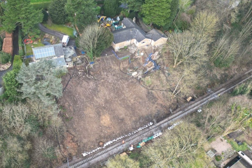 News: Homes by railway to be demolished after 2,500t landslide in West Yorkshire