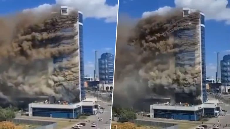 News: Kazakhstan Fire: Massive Blaze Erupts in 26-Storey Building in Astana